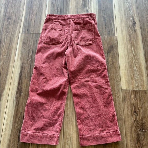 Madewell Slim Emmett Wide Leg Crop Corduroy Pants size 28 - Picture 5 of 8